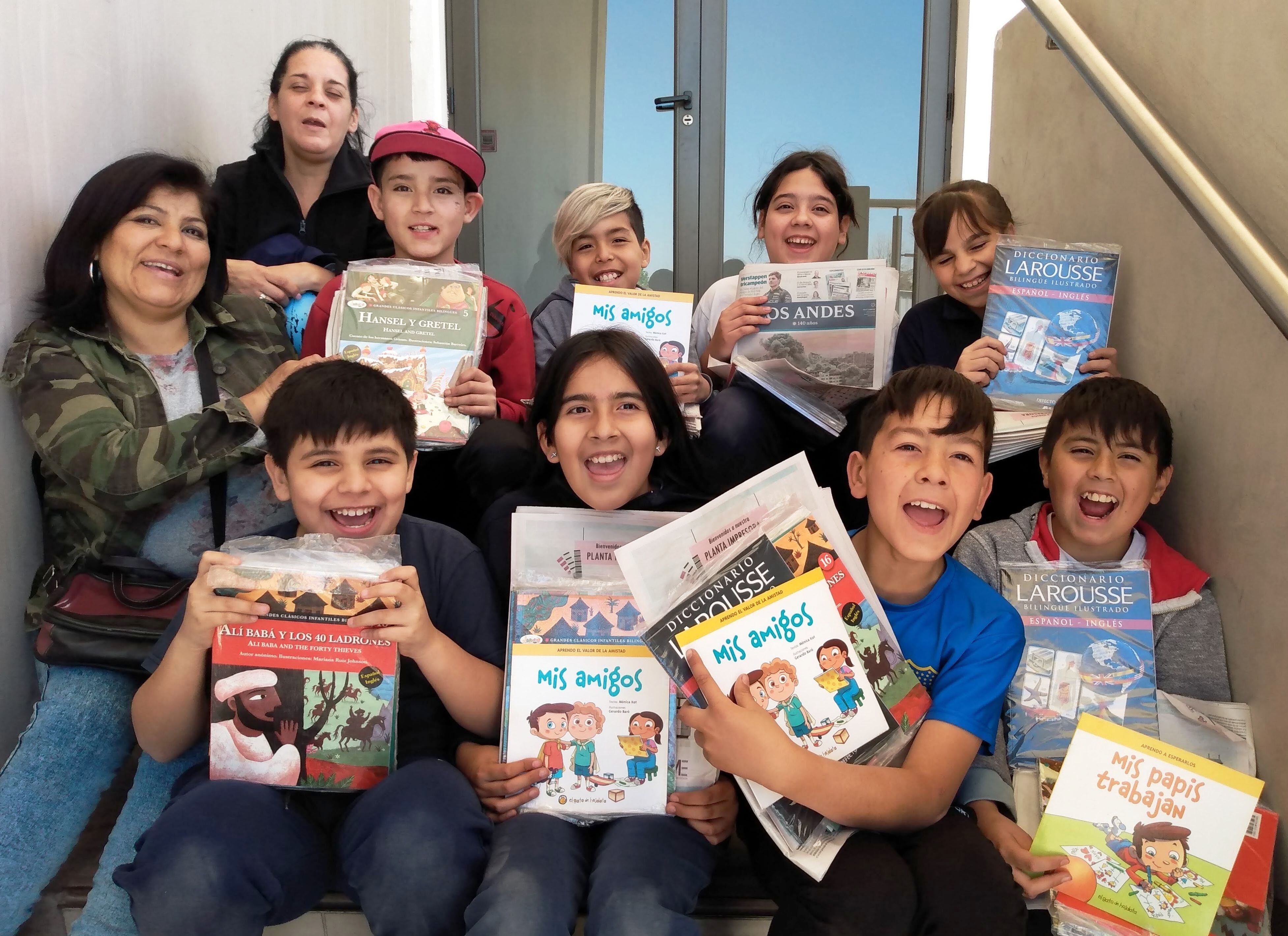 Jeremías, Ciro, Maia, Bruno, Milena, Amparo, Erik, Santino, Carla y Marina.

