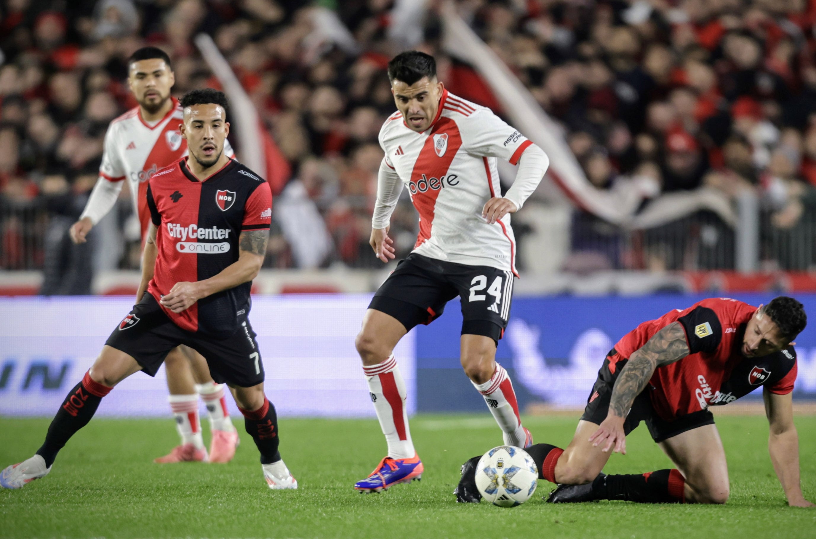 Marcos Acuña tuvo su debut en River. (Fotobaires)