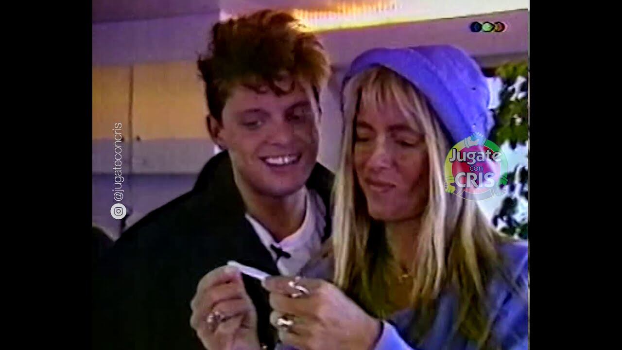 Cris Morena y Luis Miguel.