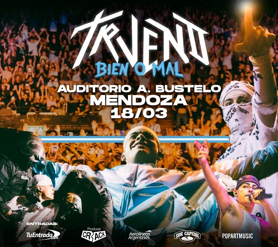 Trueno llega a Mendoza.