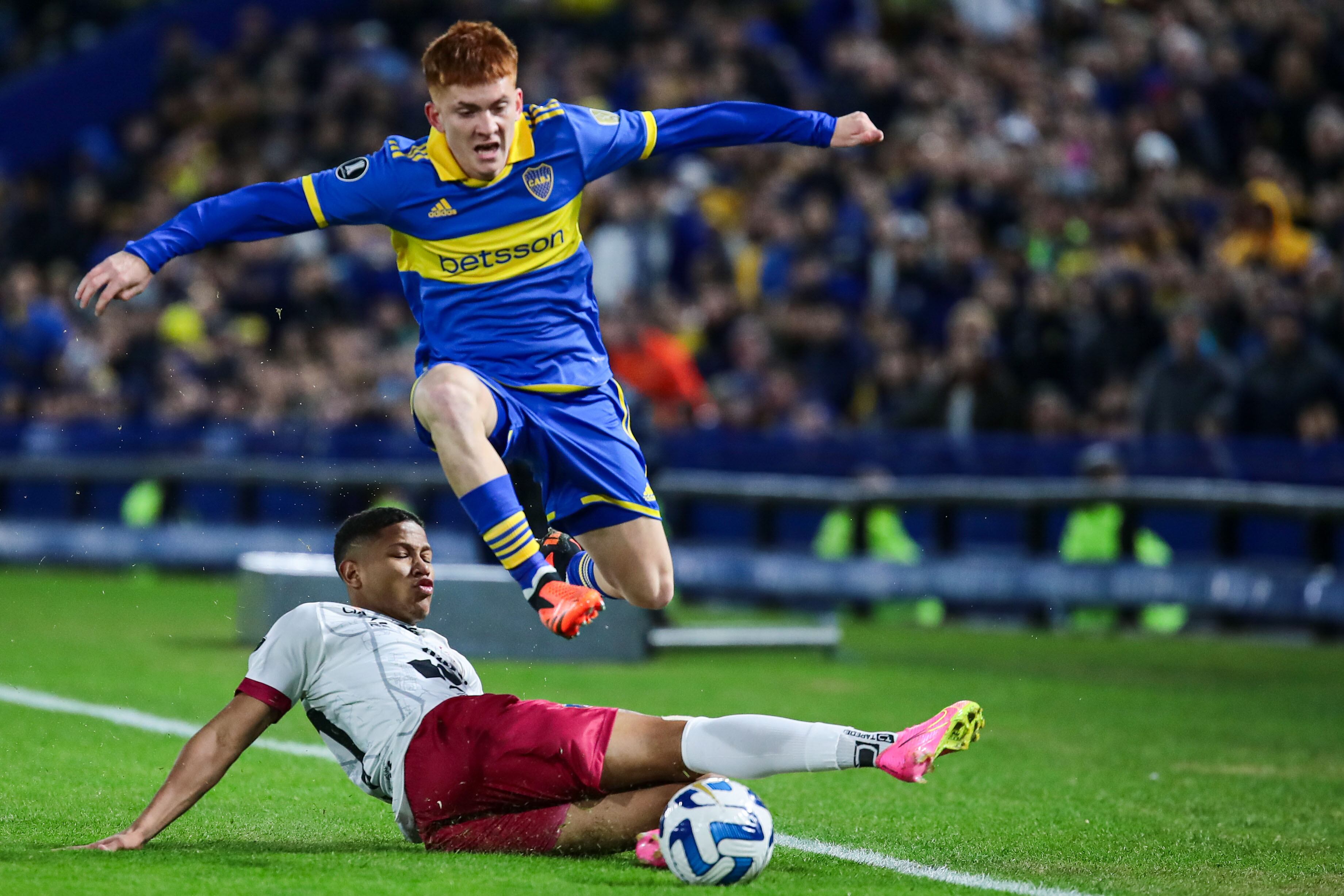 Valentín Barco, la nueva joya de Boca Juniors. (Fotobaires).