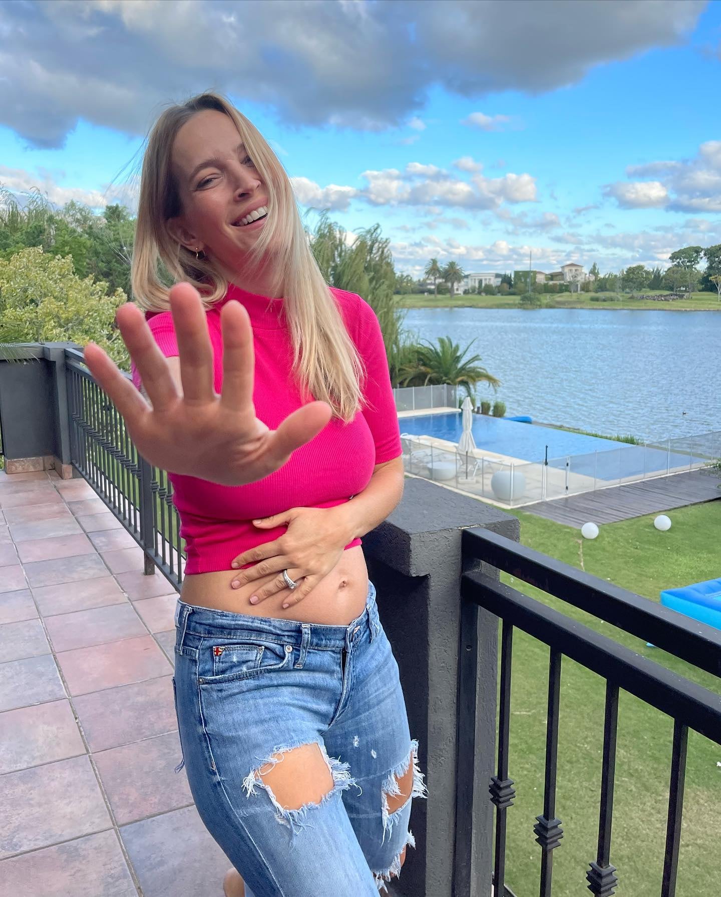 Luisana Lopilato está instalada en Buenos Aires por un nuevo proyecto laboral. Fuente: Instagram.