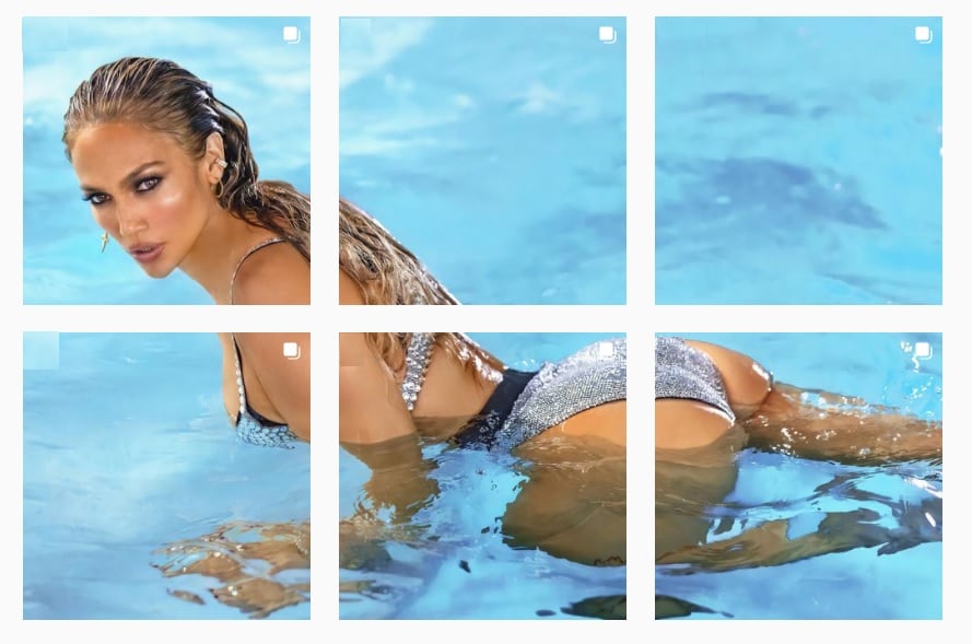 Jennifer Lopez presentó nueva tema con unas postales en el agua que la rompen.