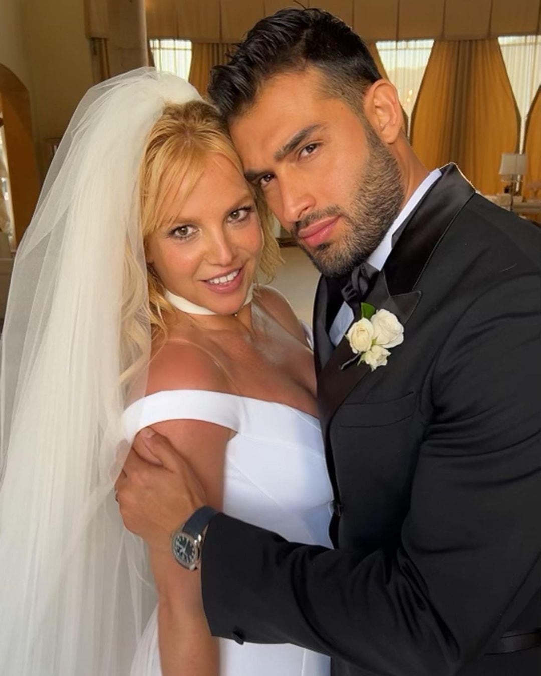 La boda de Britney Spears y Sam Asghari.