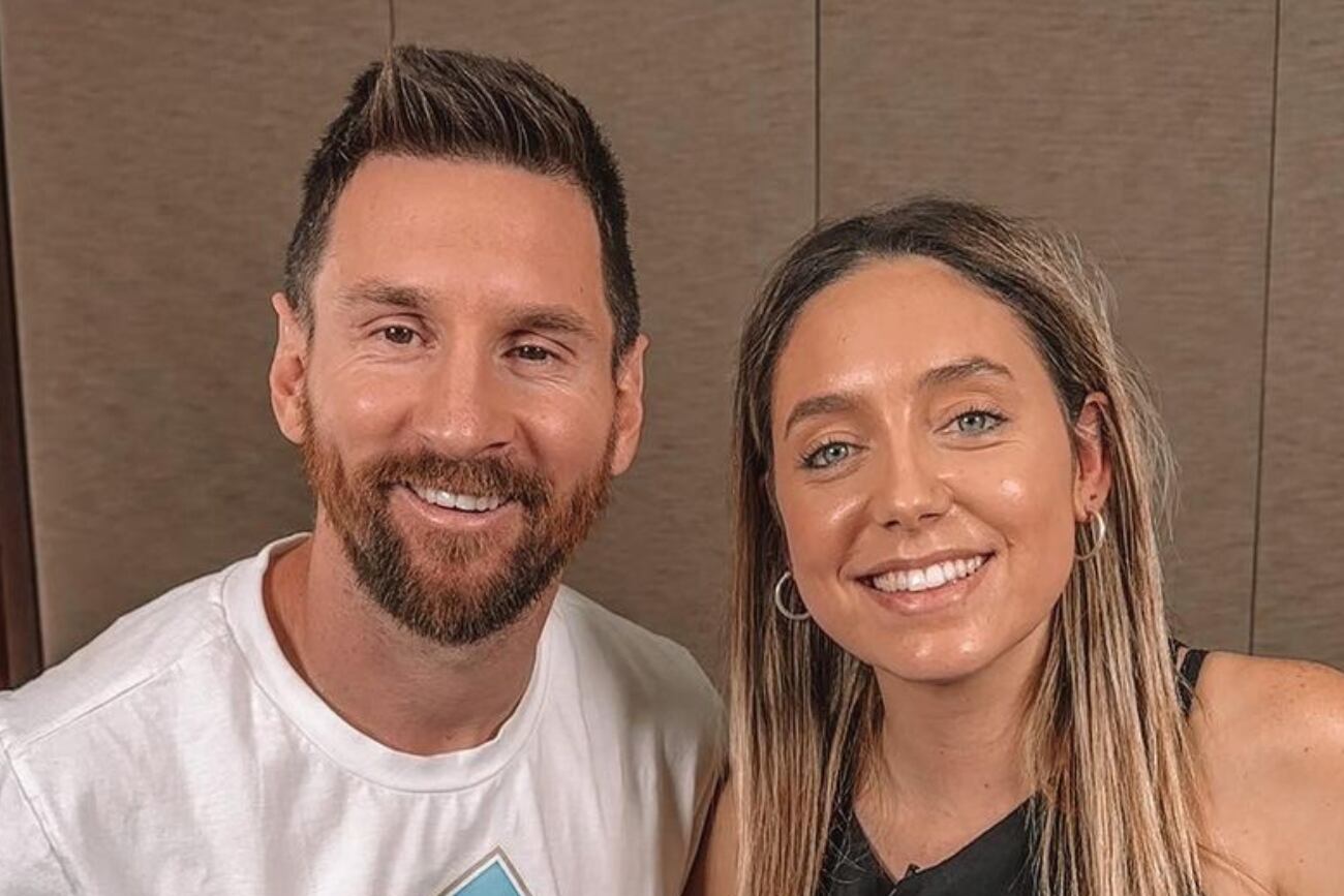 Messi y Sofi Martínez