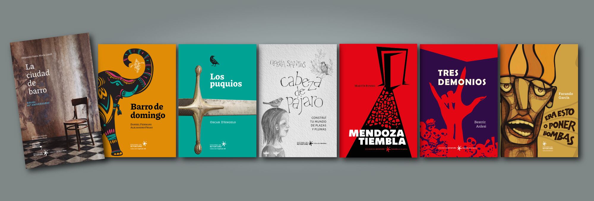 Libros del catálogo de Ediciones del Retortuño.