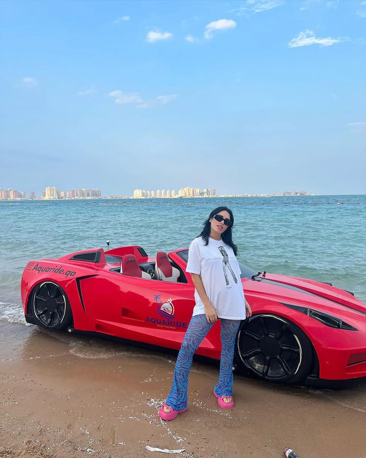 Lali Espósito mostró como va su estadía en Qatar.