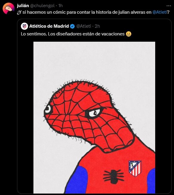 @chulengol le respondió al Atlético Madrid