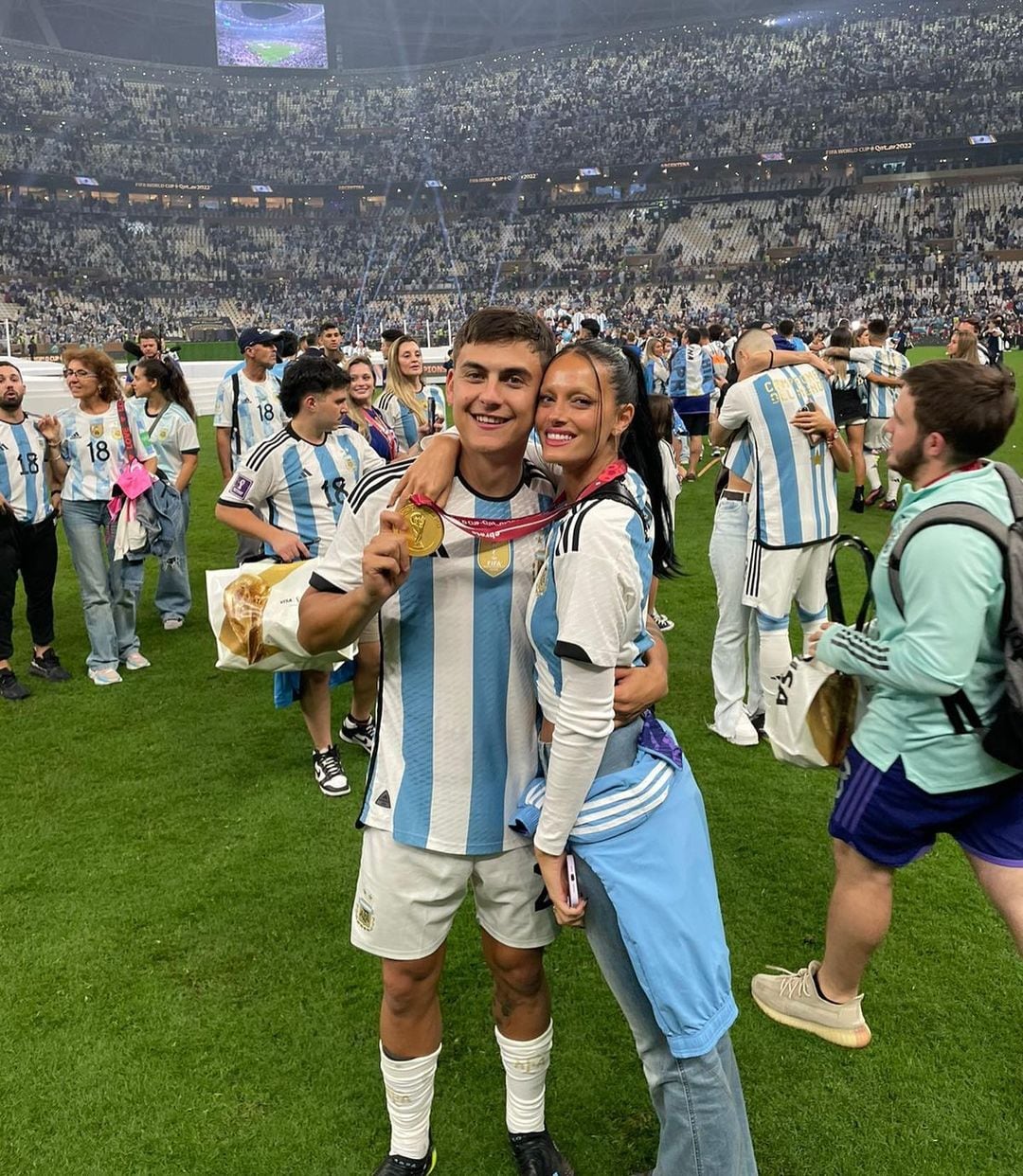 El posteo de Oriana Sabatini a Paulo Dybala tras el triunfo de Argentina.