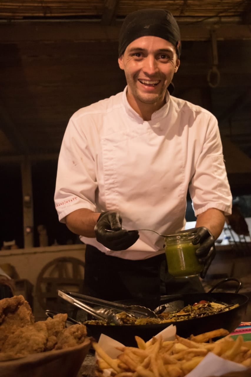 Restó María Paz, Espacio de Comidas. Cocinero, Emmanuel Matellanes