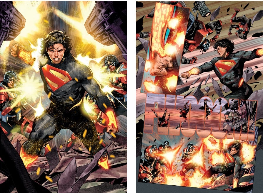 El arte de "Absolute Superman" #1 / DC