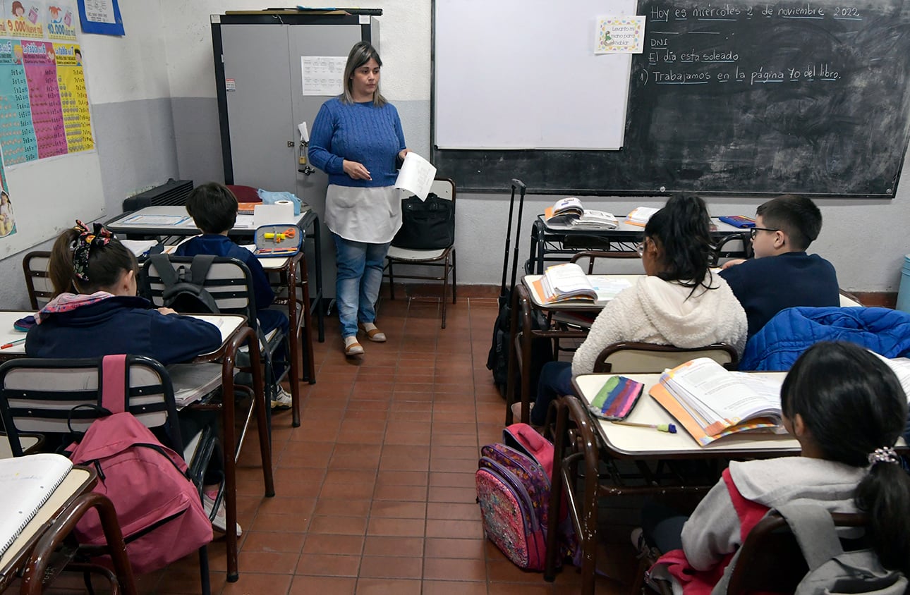 El muestreo de comprensión y fluidez se hace en las mismas escuelas que participaron la primera vez ya que esto permite comparar el desempeño de los mismos chicos.
Foto: Orlando Pelichotti 