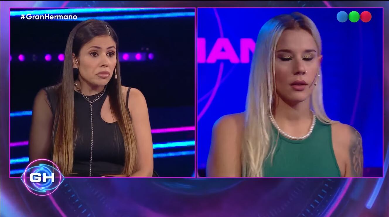 El duro debate de Romina