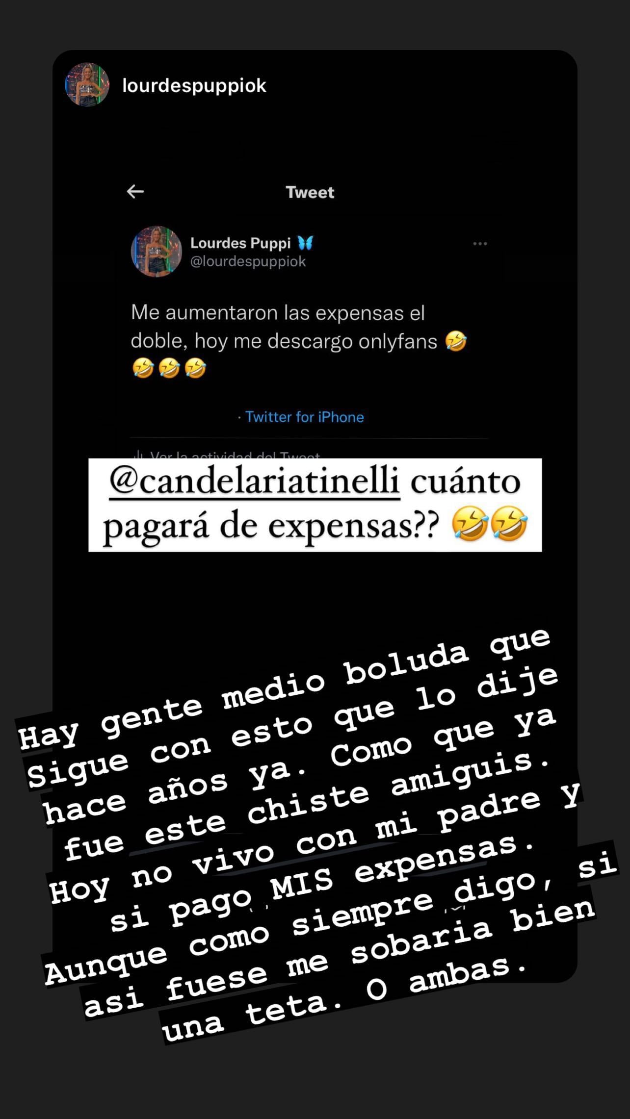 La influencer apuntó duro contra la notera por sus dichos en 2019.