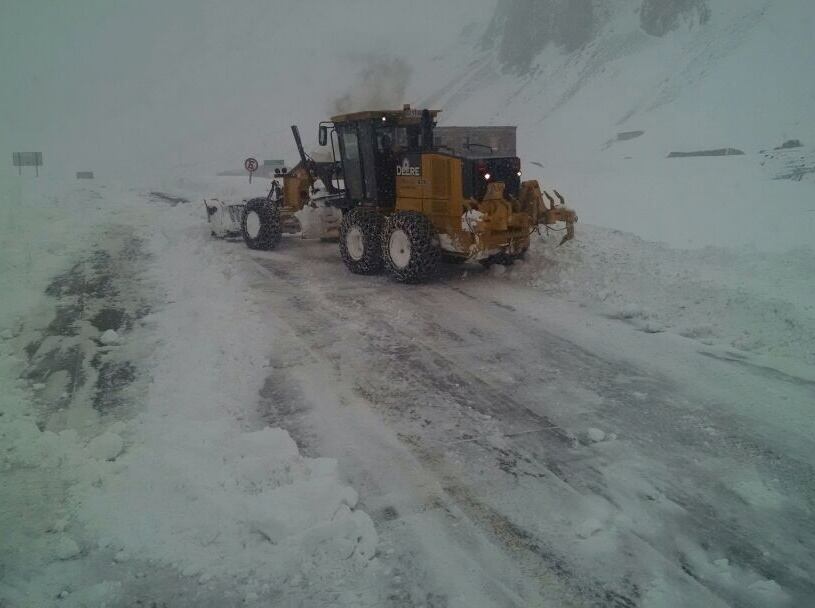 Nevada en Alta Montaña. Gentileza Gendarmería