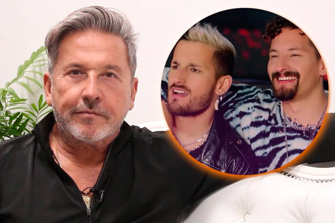 Ricardo Montaner y sus hijos Mau y Ricky, jurados de La Voz Argentina - 