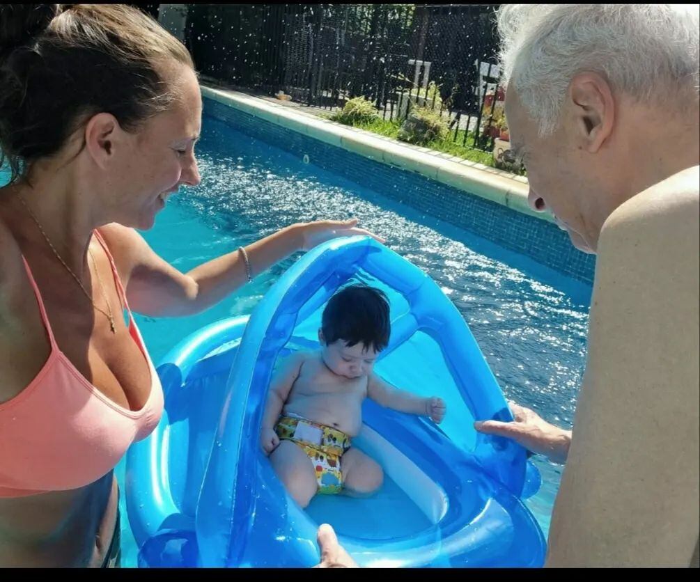 Así está hoy Emilio, el hijo de Alberto Cormillot y Estefanía Pasquini