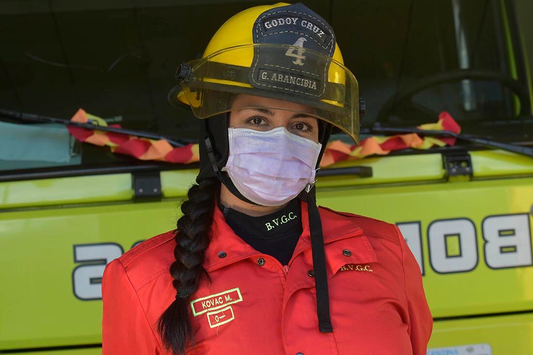 El Cuartel de Bomberos Voluntarios de Godoy Cruz, recordó su día.