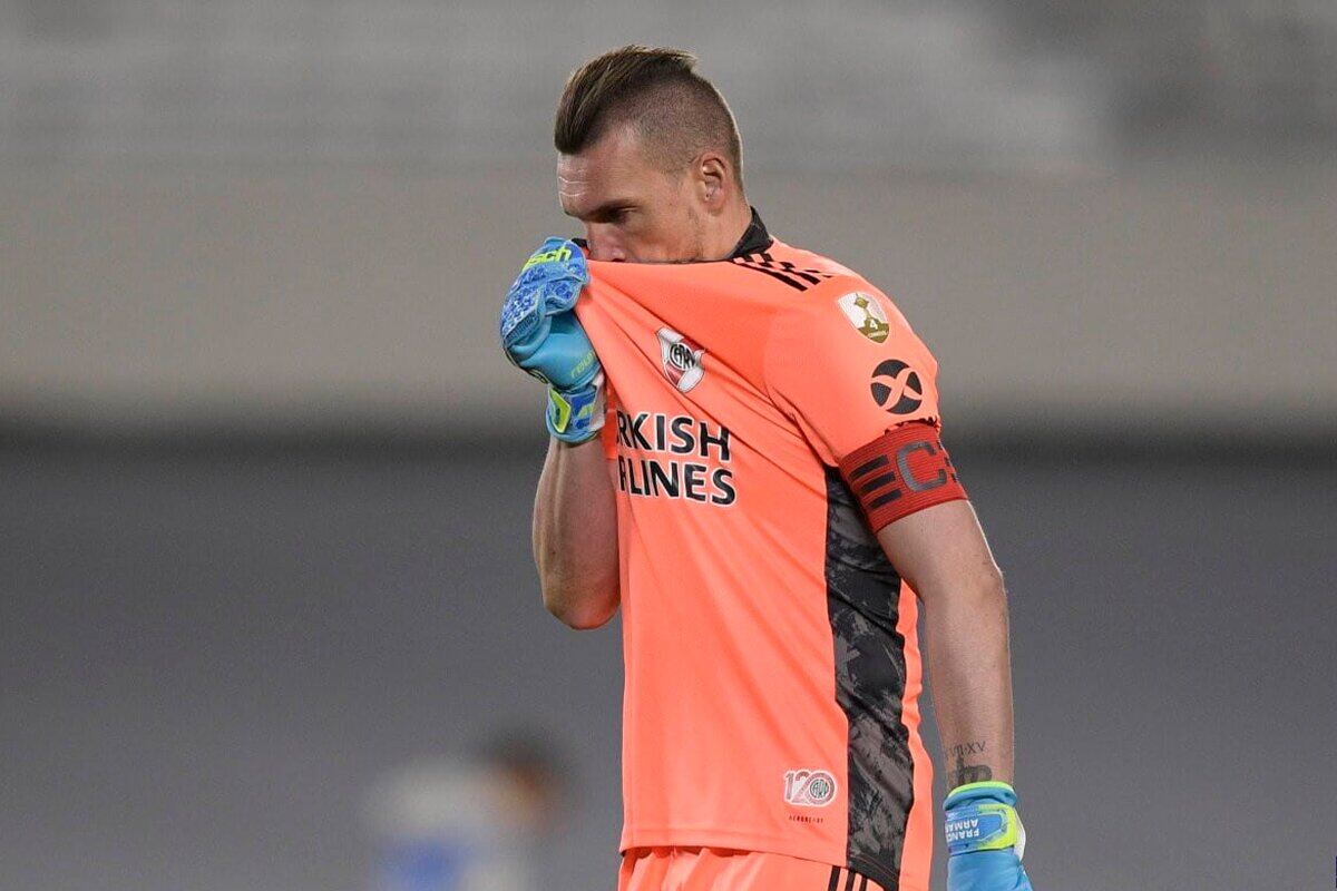 Franco Armani, arquero de River. 