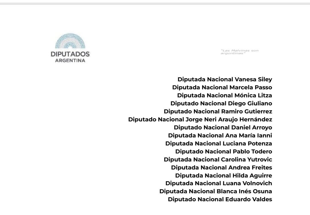 Declaración de bloque de diputados de Unión por la Patria tras el caso de Fabiola Yáñez contra Alberto Fernández (Gentileza)