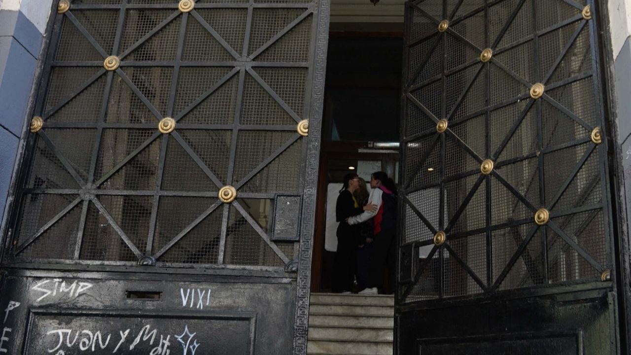 Toma del colegio Carlos Pellegrini en Buenos Aires. / Foto: Clarín