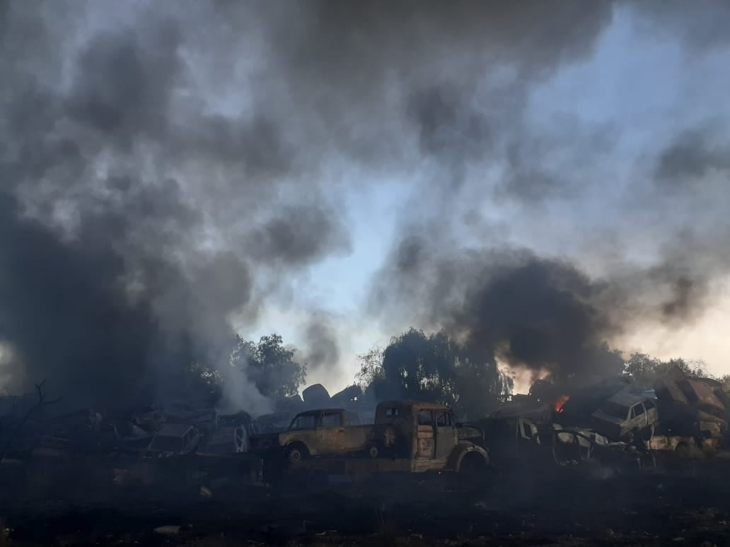 Terrible incendio en la playa de San Agustín generó graves consecuencias