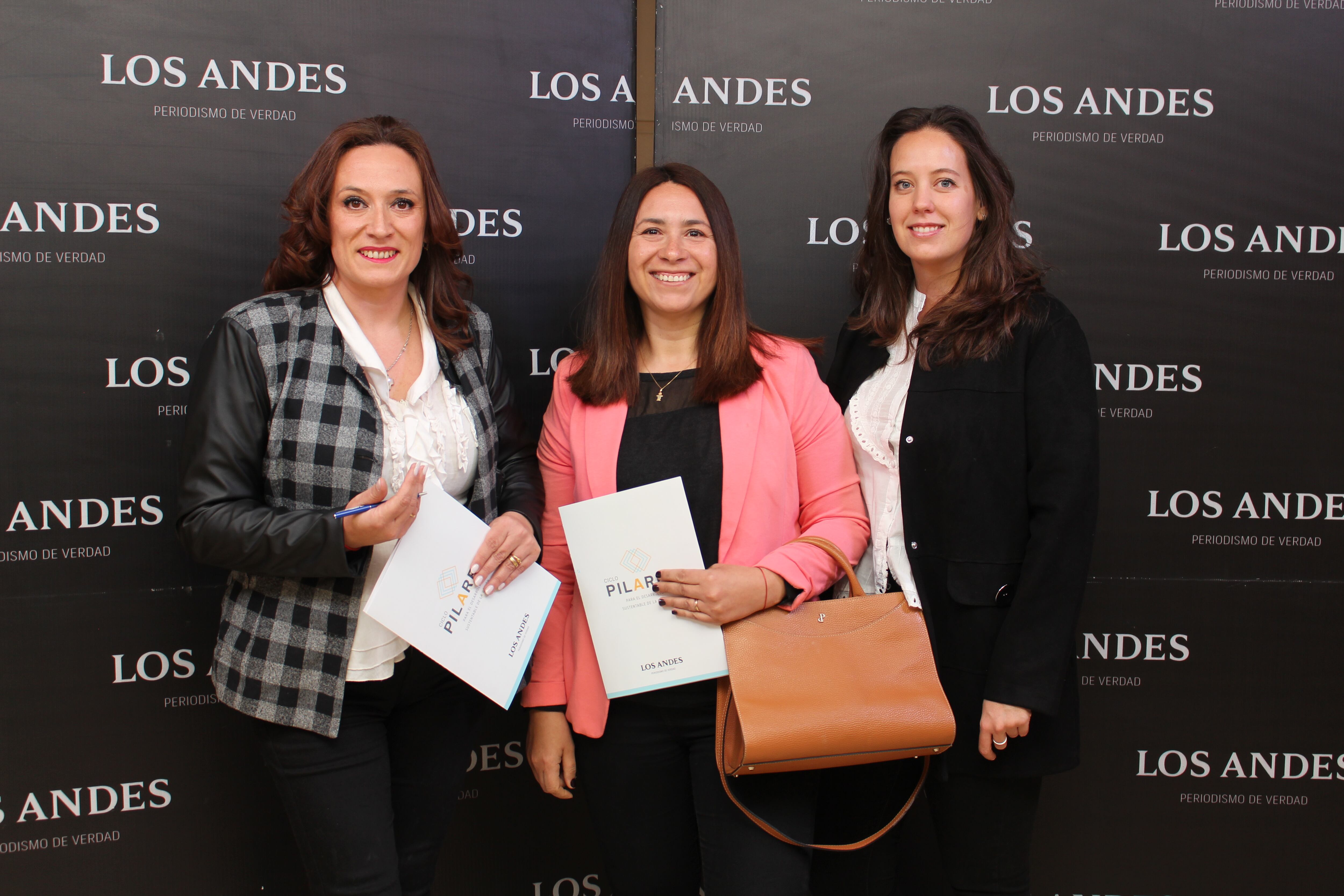 Valeria Romero, Paula Cruz y Jimena Sánchez