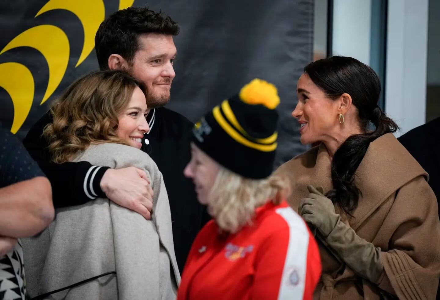 Todas las fotos de Luisana Lopilato y Michael Bublé junto a Harry y Meghan (REUTERS/Jennifer Gauthier)