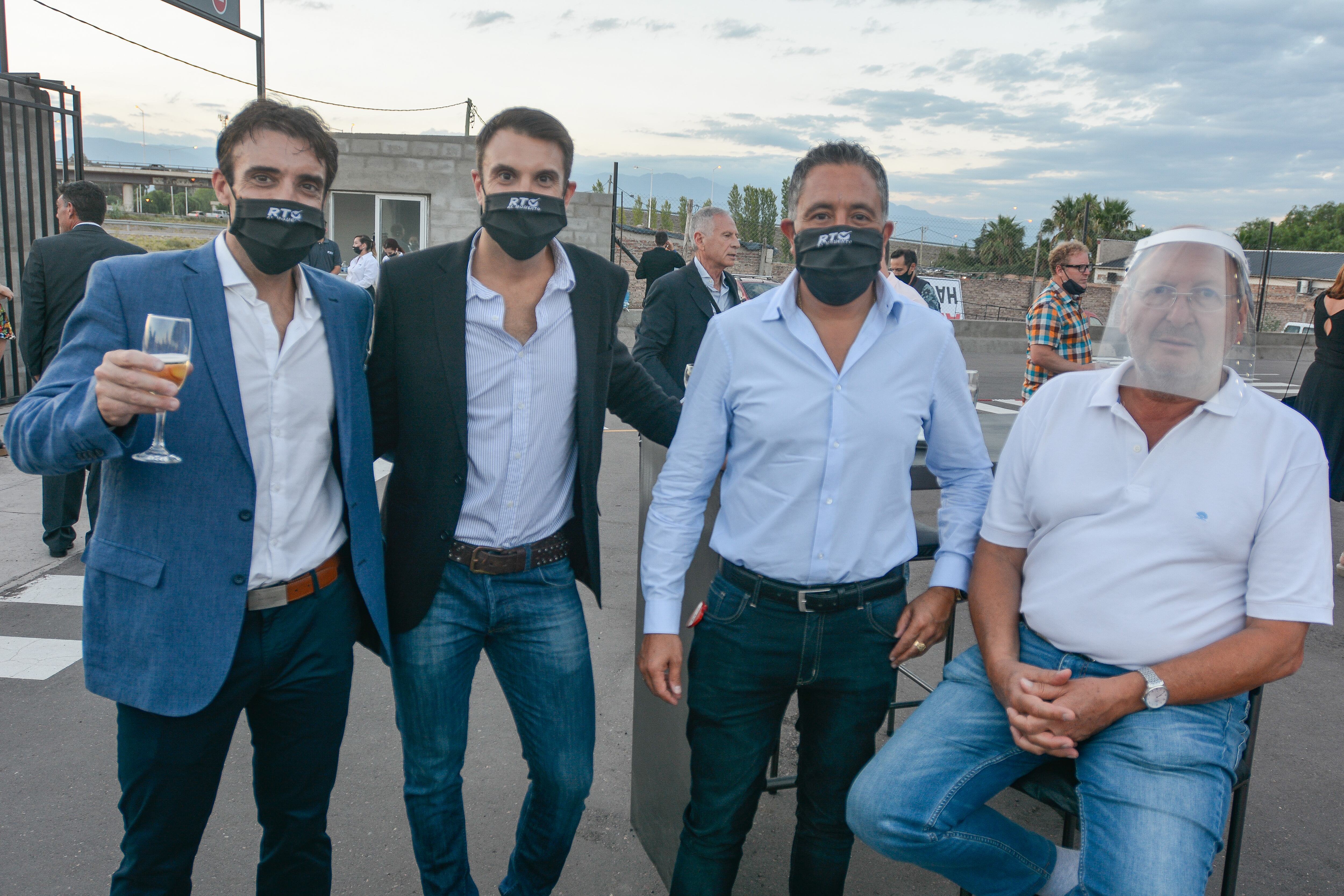 En la foto: Marcelo y Juan José Maldonado, Ricardo Bologna y Marcelino Iglesias - 