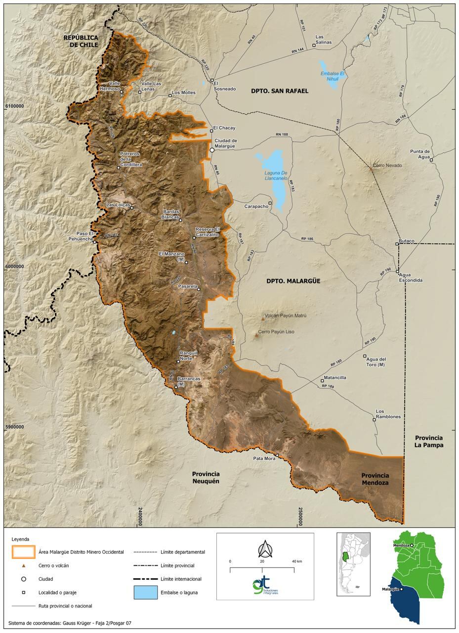 Uno de los primeros mapas de la zona a explorar. Son 20.000 kilómetros cuadrados.