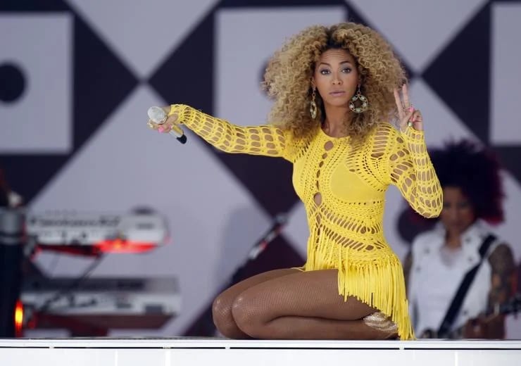 Beyoncé se lució en Dubai.