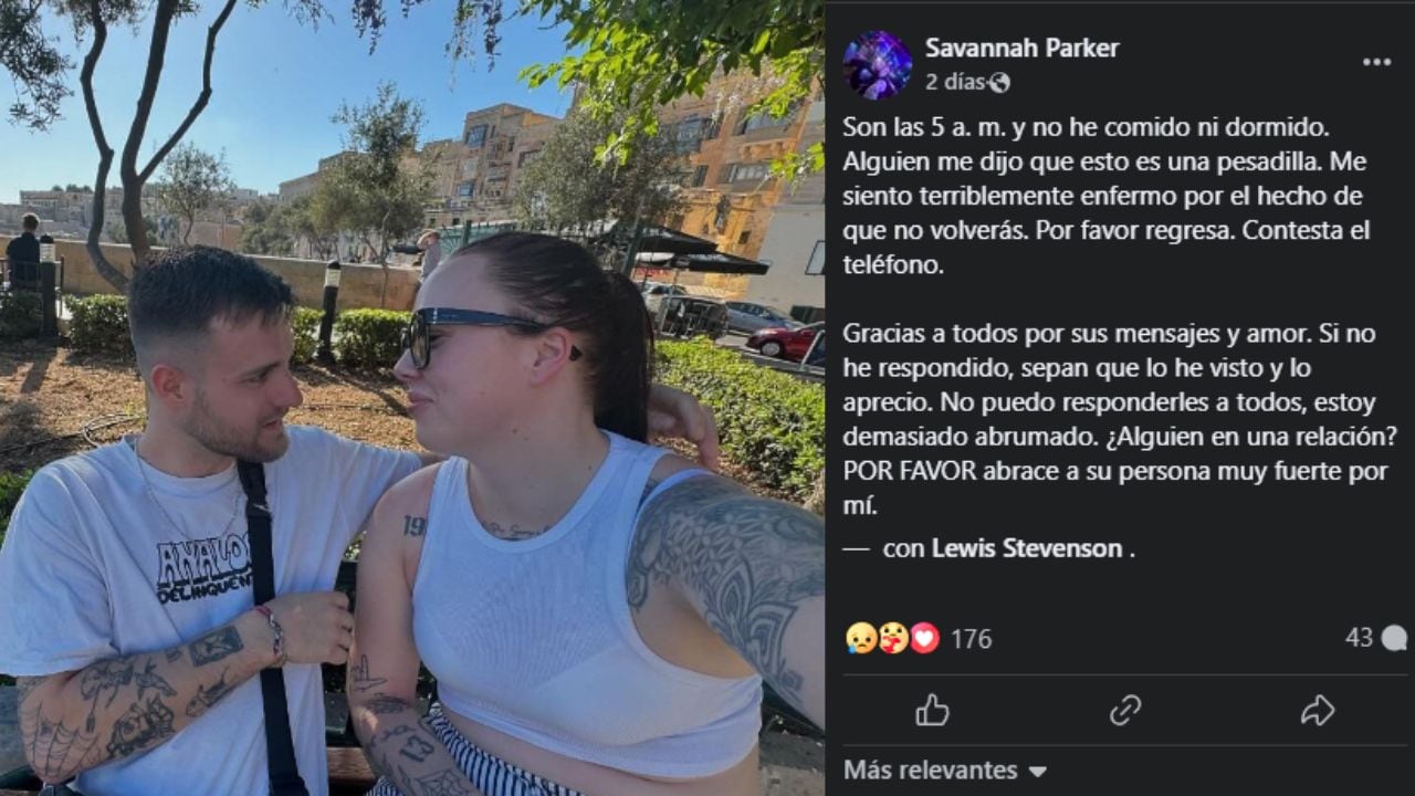 El emotivo posteo que le dedicó su novia, Savannah Parker. 