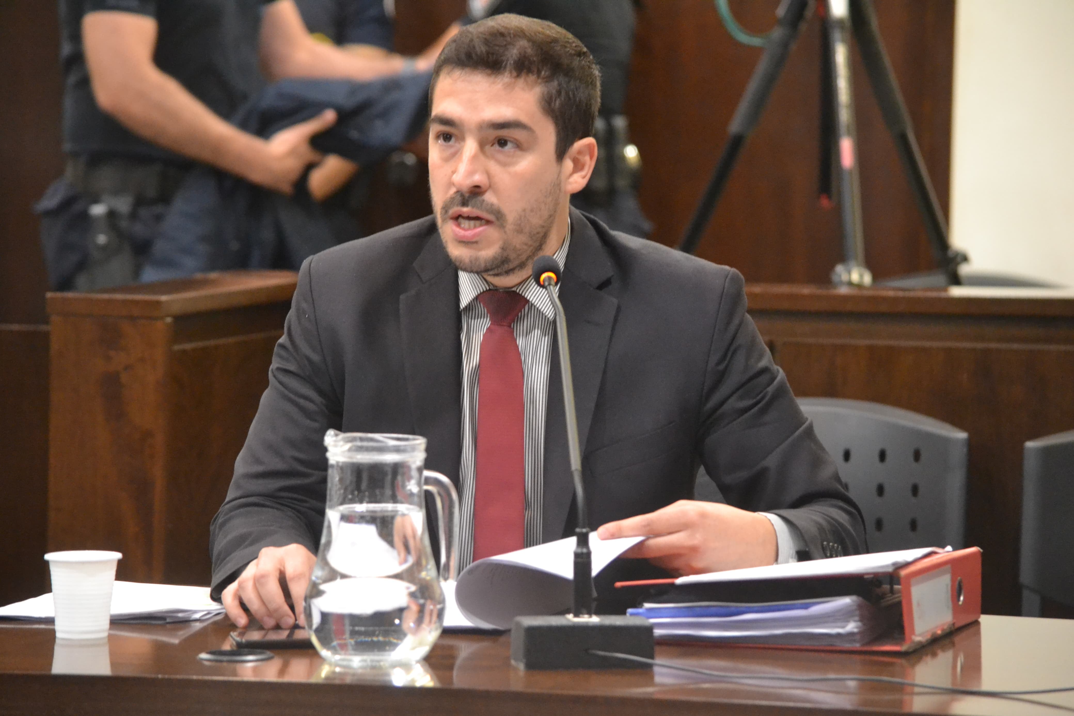 Gonzalo Castro, abogado defensor del acusado Omar Roggerone, solicitó la inocencia de su cliente.