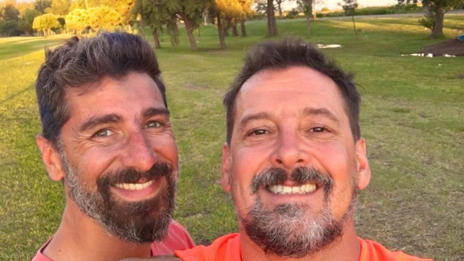 Franco Verdoia y Sergio Verón decidieron adoptar a dos nenas.