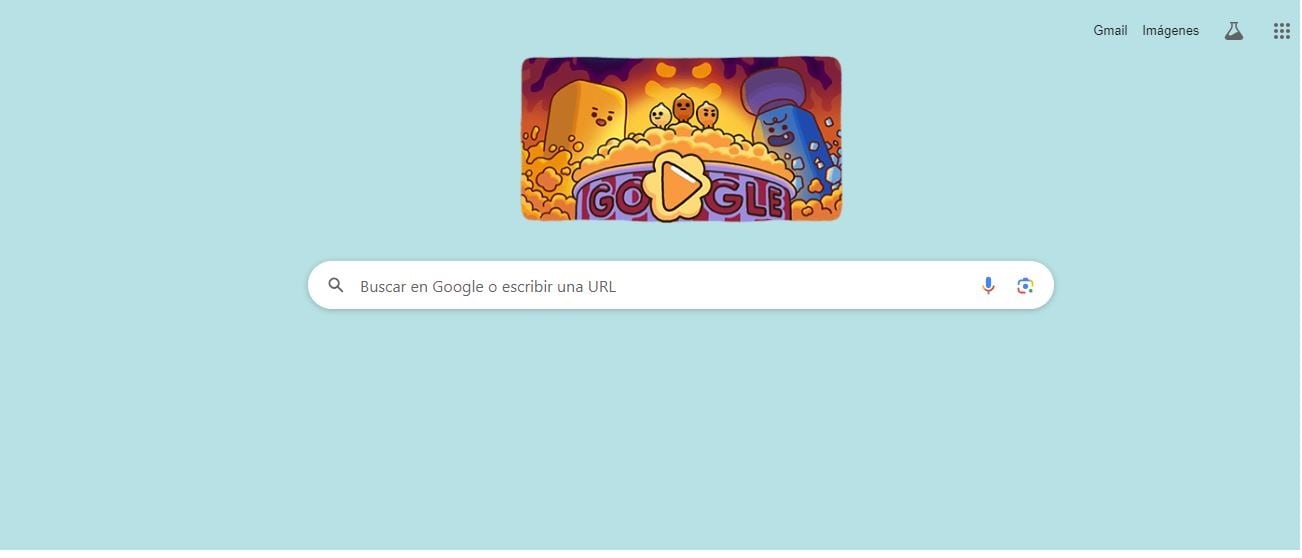 Ete es el juego que Google brinda en homenaje a los pochoclos.