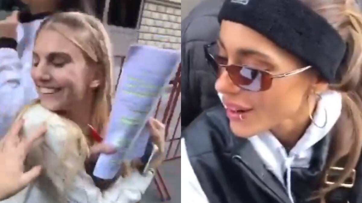 La joven le pidió un autógrafo y Tini se llevó los apuntes. "¡Rindo mañana!", le gritó.