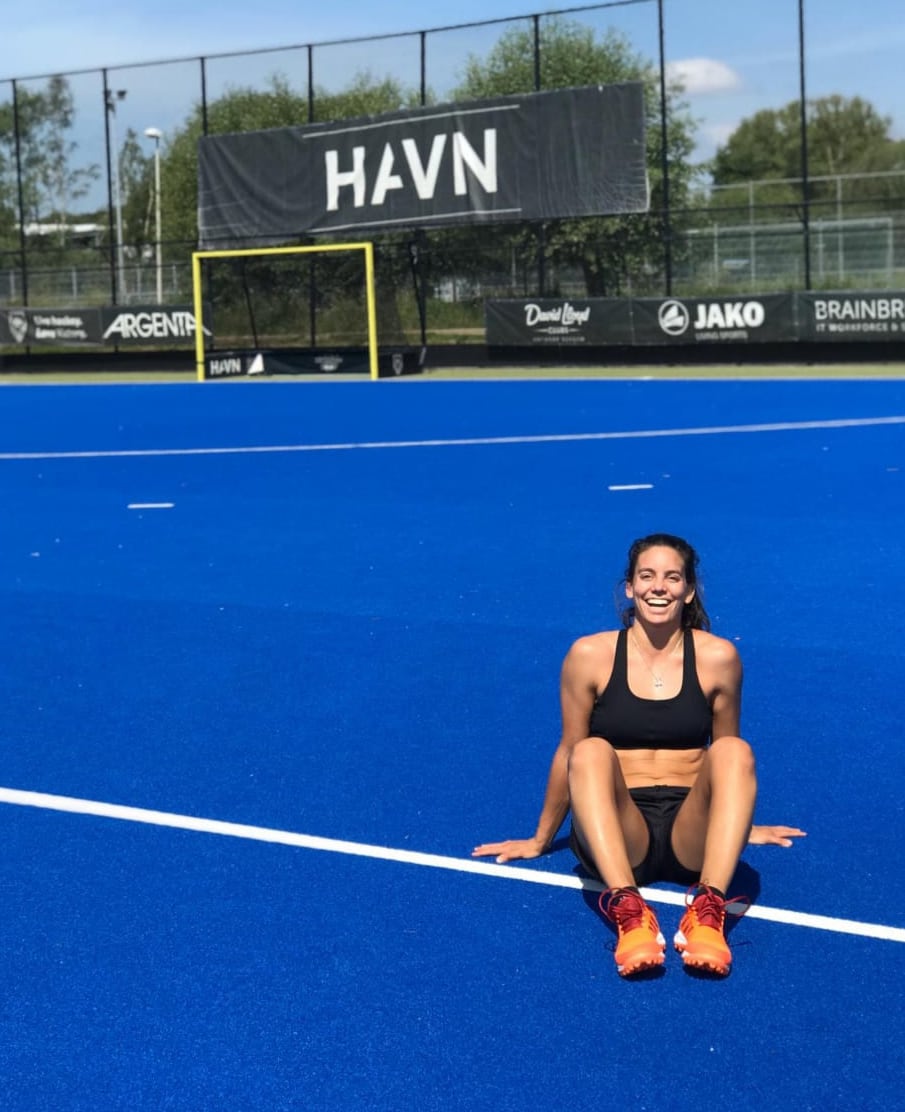 Antonella Bruni jugadora de hockey césped.