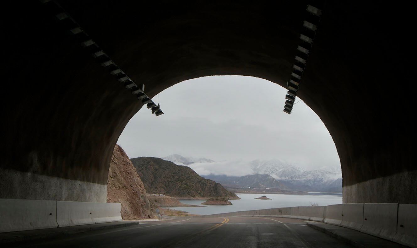 Postal de Mendoza en invierno - Foto: Orlando Pelichotti / Los Andes