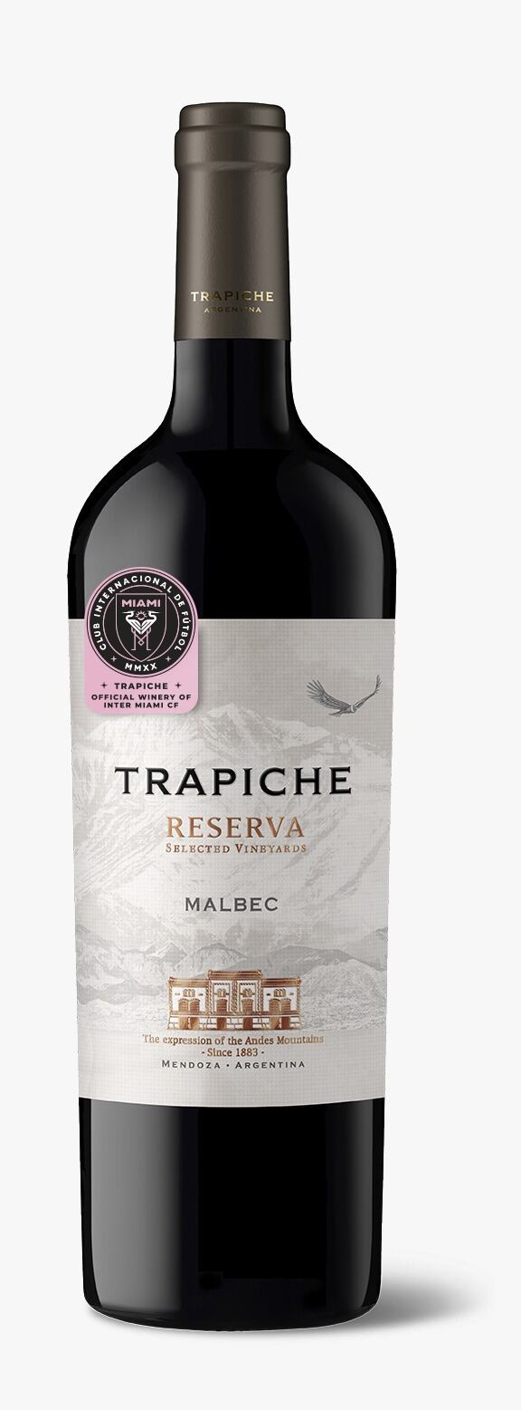 Trapciche Oak el vino oficial del Inter Miami de Lionel Messi.