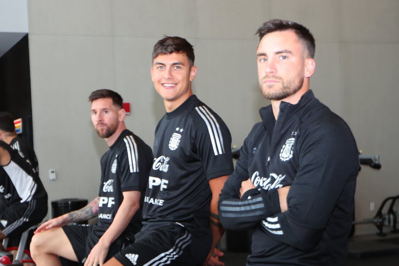 Paulo Dybala en la selección argentina (Prensa AFA)