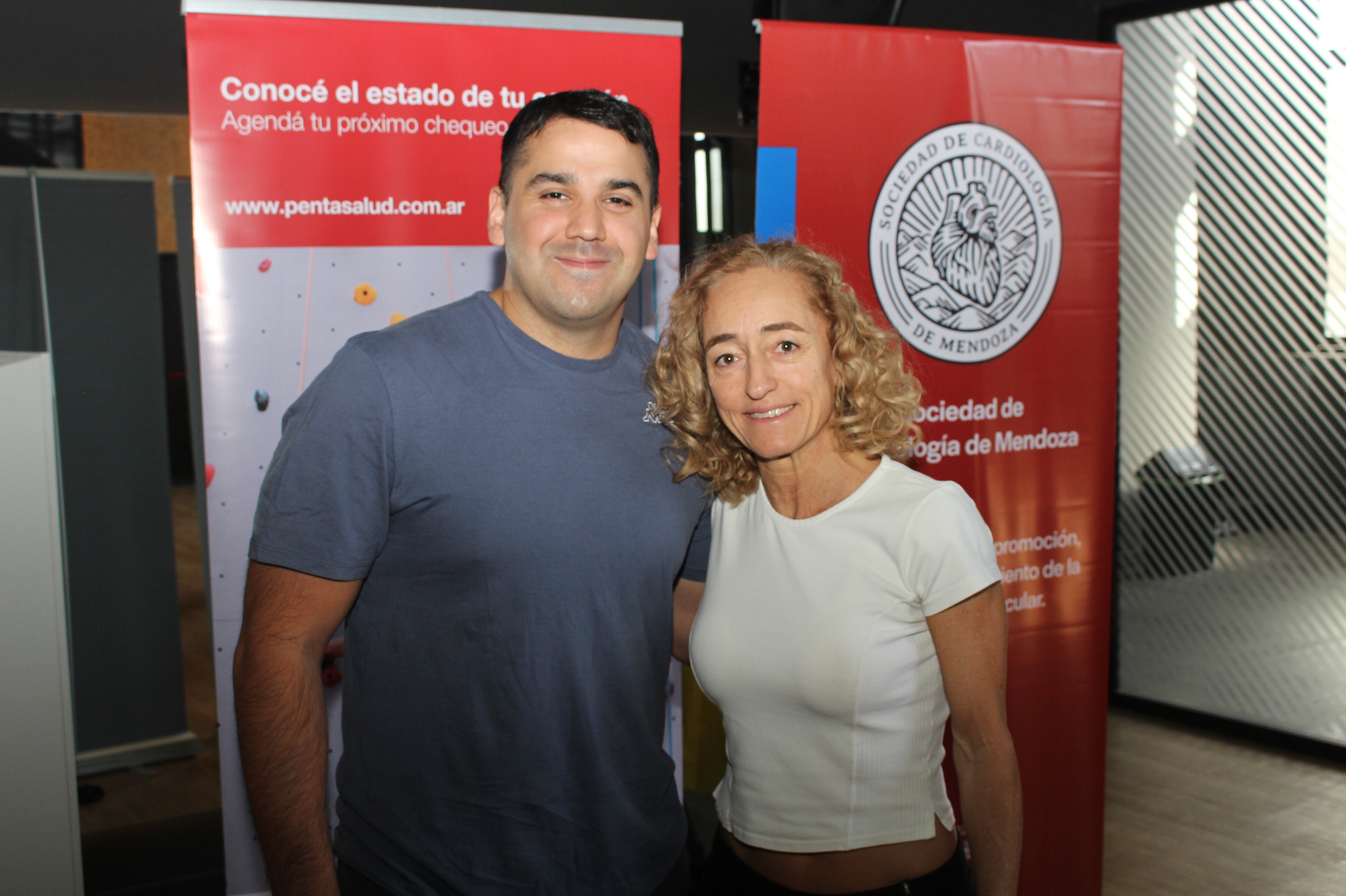 Emanuel Torres y Gabi Rubilar.