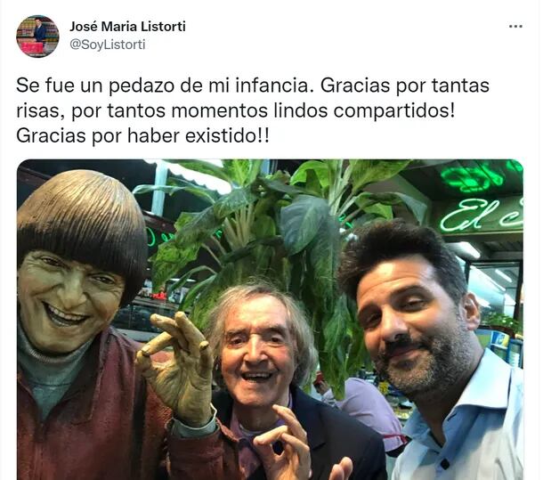 Famosos despiden a Carlitos Balá en las redes sociales