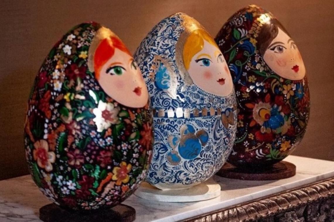 Su huevos de Pascua son obras de arte