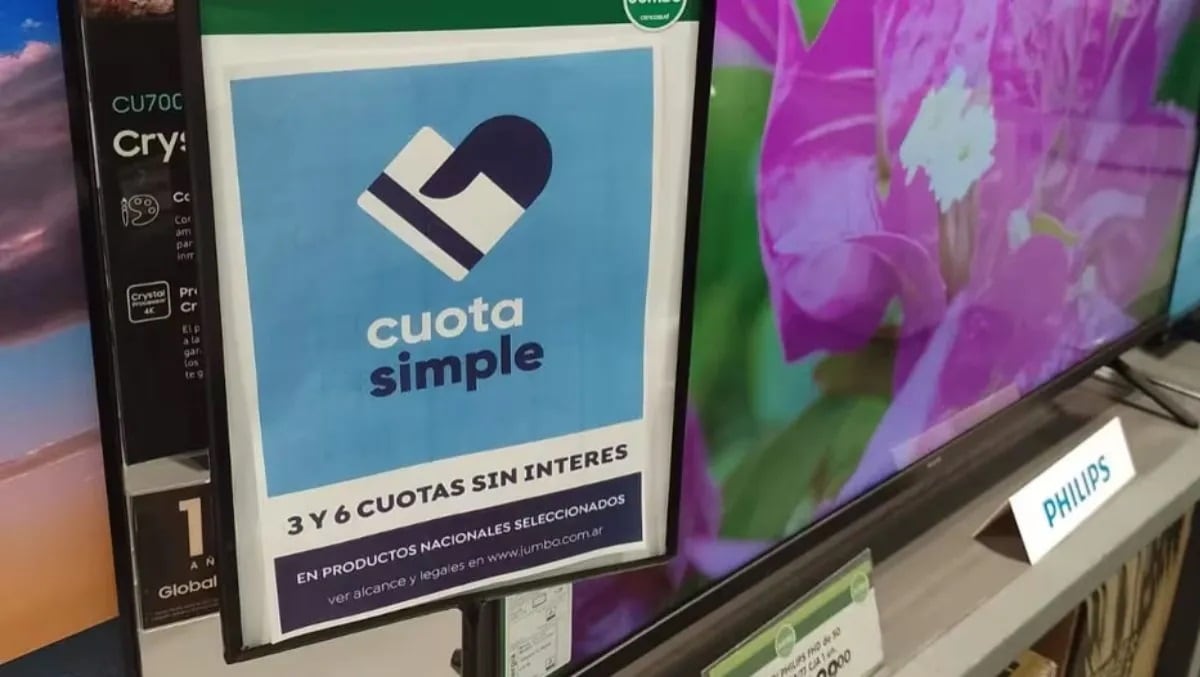 El programa Cuota Simple sólo mantendrá las 3 y 6 cuotas, aunque la tasas será variable. 