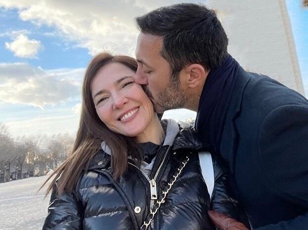 Luis Petri y Cristina Pérez no esconden su amor