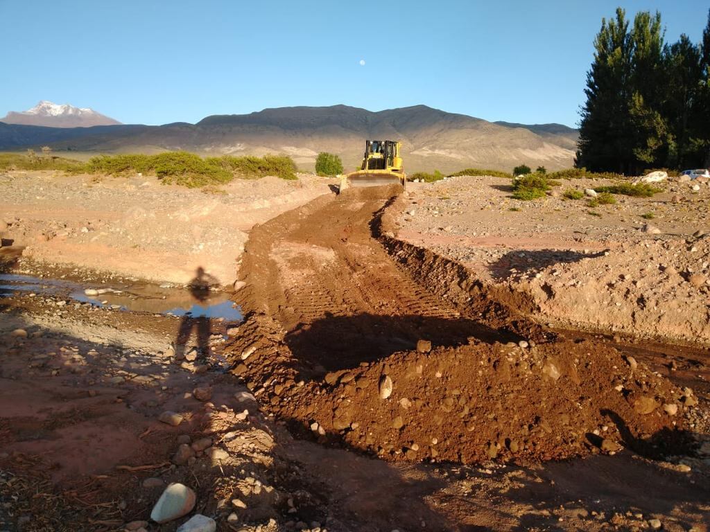 Comenzaron los trabajos de exploración de Hierro Indio. Prensa Gobierno