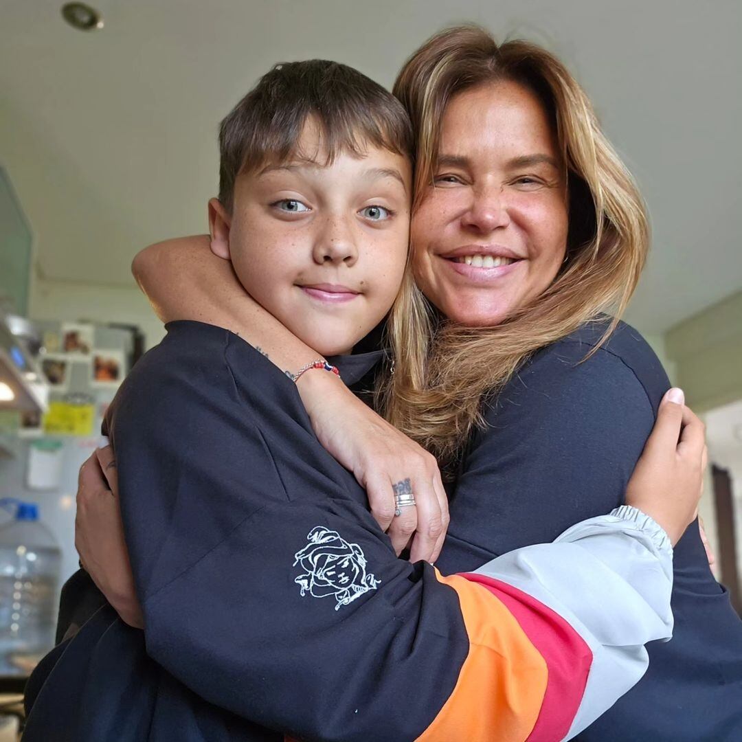 Thiago, el hijo de Nazarena Vélez y Fabián Rodríguez. Gentileza Instagram.