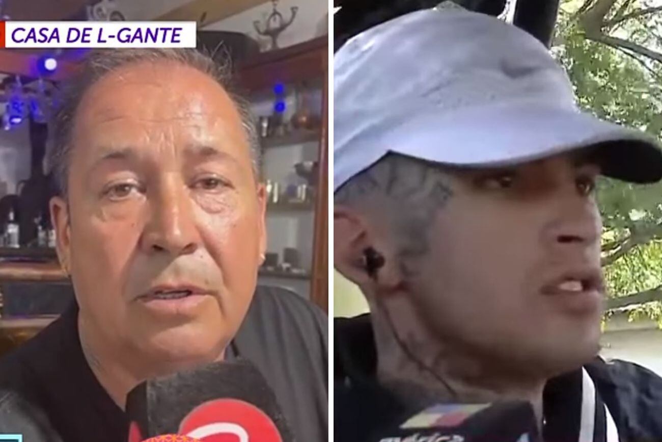 Duro cruce entre L-Gante y su papá en televisión.