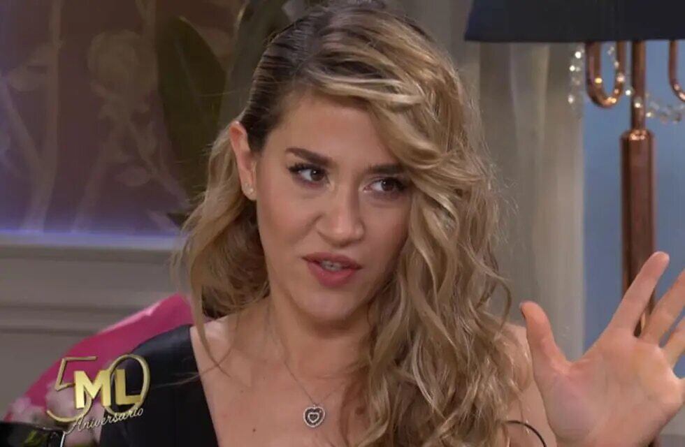 Jimena Barón en "Almorzando con Mirtha Legrand".