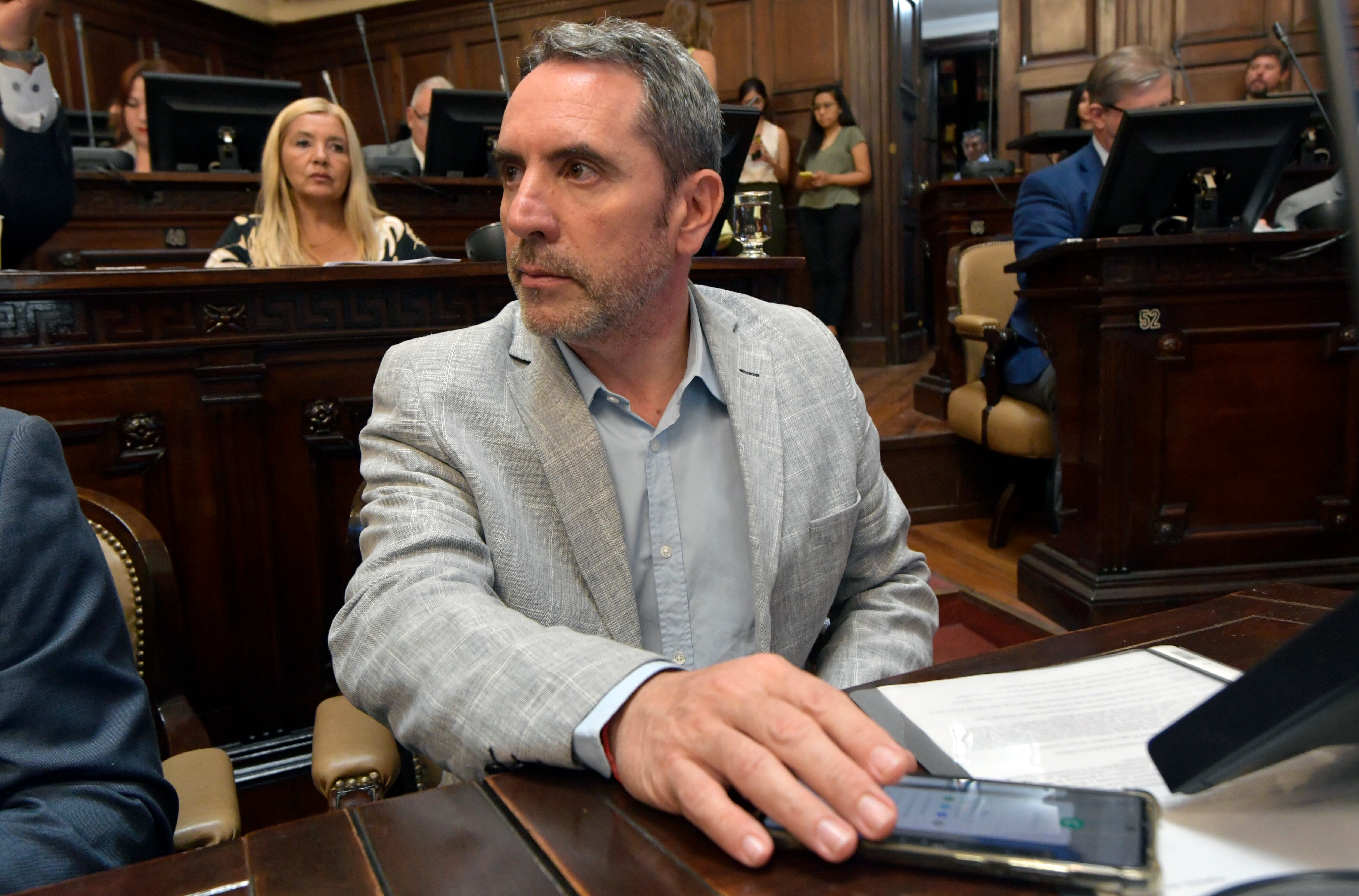 Diputado Jorge Difonso, presidente del Interbloque La Unión Mendocina en la Legislatura de Mendoza. Foto: Los Andes